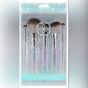 CANDIE COUTURE 5 pc Make-up Brush Set Fabulous Face NEW